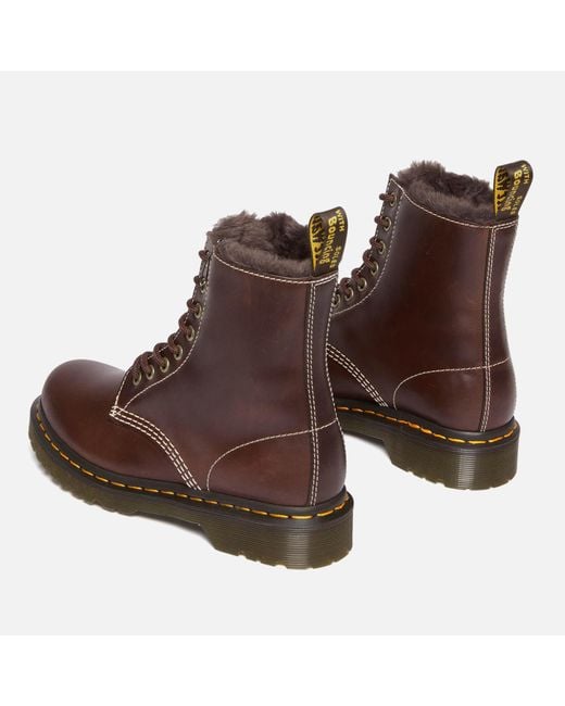 Dr. Martens Brown 1460 Serena Pull Up Women's Boots