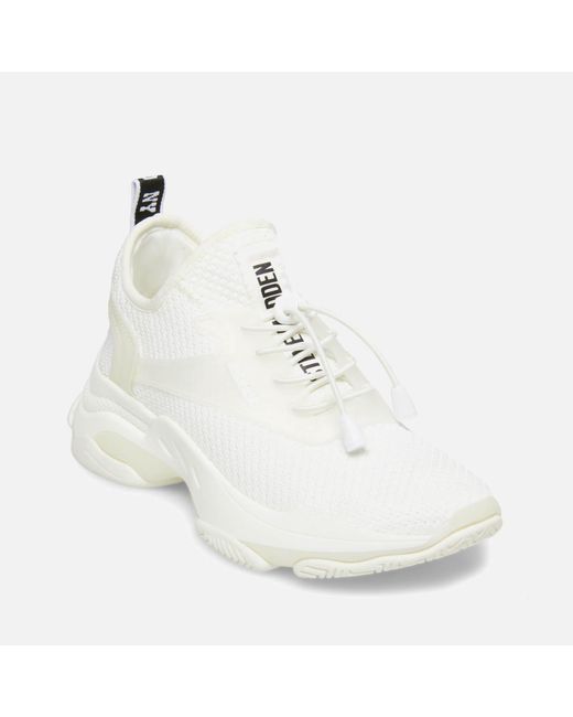 asos steve madden white trainers