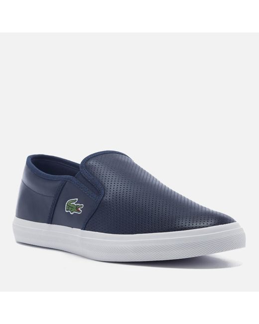 lacoste laceless trainers