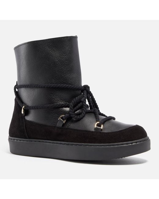 Alohas Black Borealis Leather Snow Boots