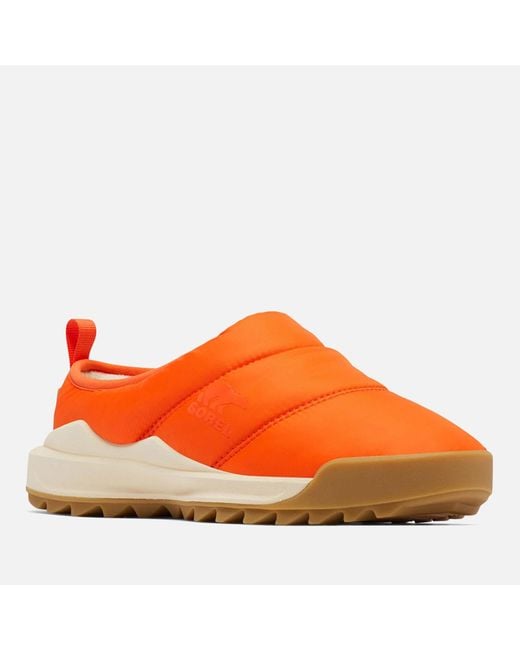 Sorel Orange Ona Rmx Puffy Shell Slip-on Shoes