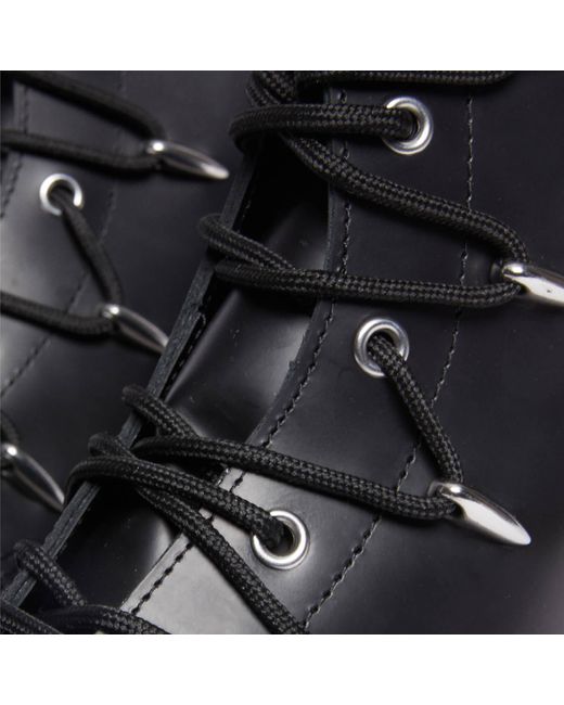 Dr. Martens Black 1460 Alien Hardware Leather Lace Up Boots