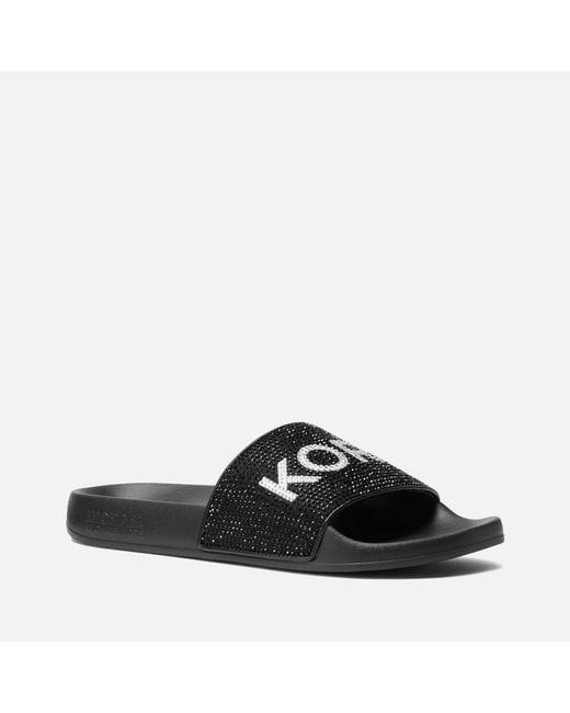 Michael kors clearance gilmore studded slides