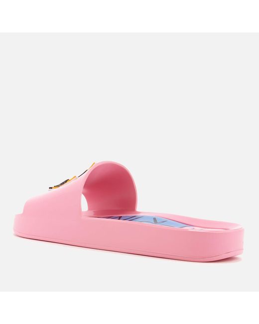 Melissa + Vivienne Westwood Anglomania Pink Prince Charming Slides | Lyst  Australia