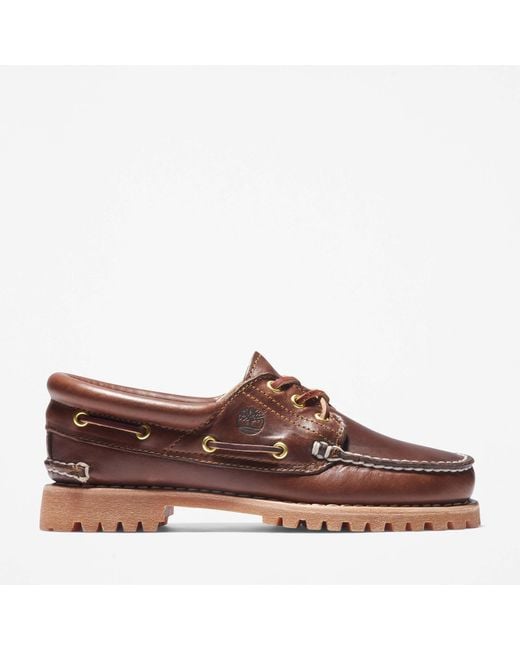 Timberland Brown Noreen Leather Boat Shoes