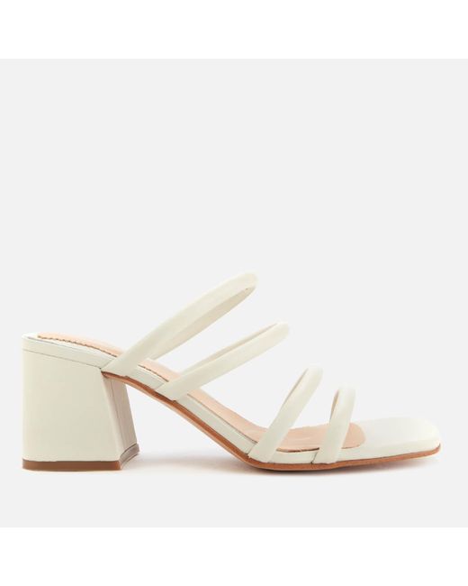 clarks leather mules