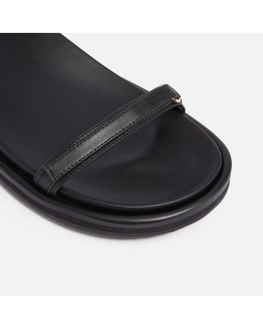Alias Mae Black Dana Leather Sandals