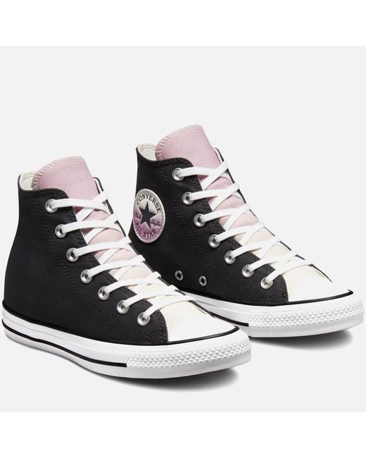 Converse Chuck Taylor All Star Ombré Hi-top Trainers in Black | Lyst