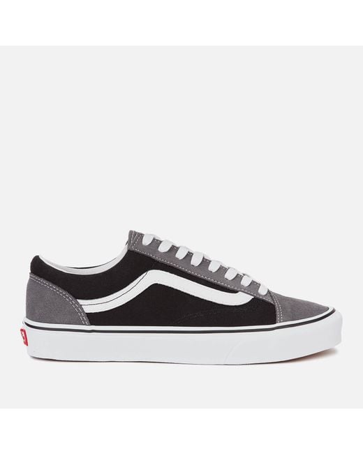 Vans Style 36 Vintage Suede Trainers in Gray for Men | Lyst