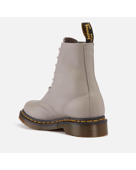 Dr. Martens 1460 Pascal Virginia Leather Boots in Brown | Lyst