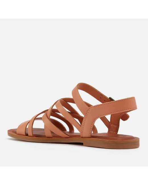 TOMS Brown Sephina Leather Sandals