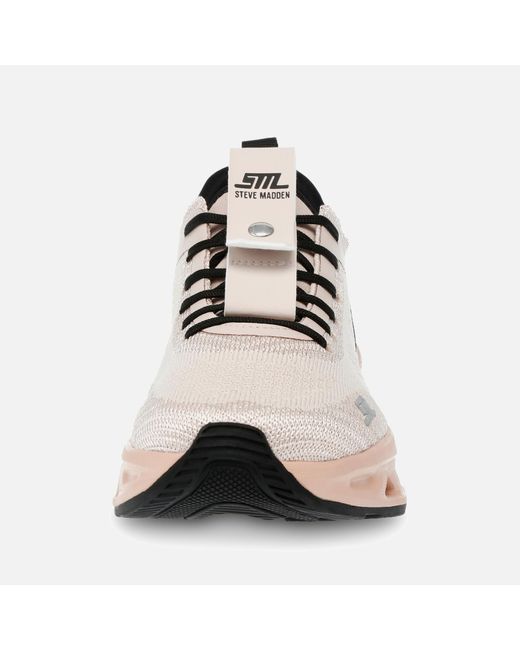 Steve Madden Pink Surge 1 Mesh Trainers