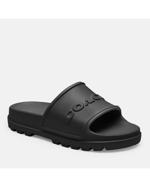 COACH Black Sandals Jesse Slide