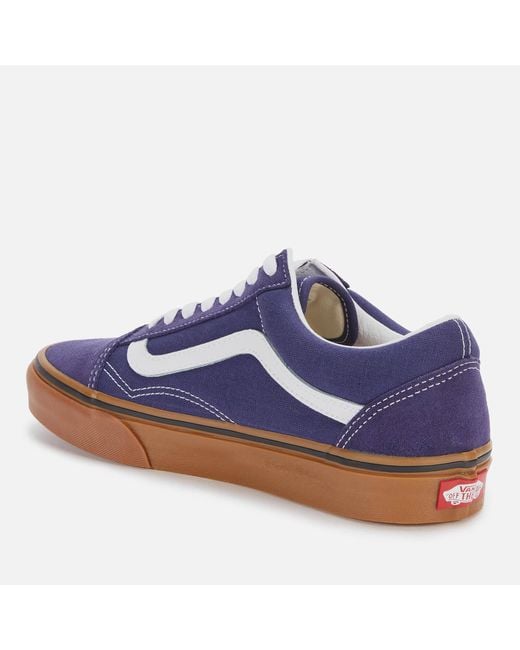 Vans Old Skool Gum Trainers in Purple for Men | Lyst