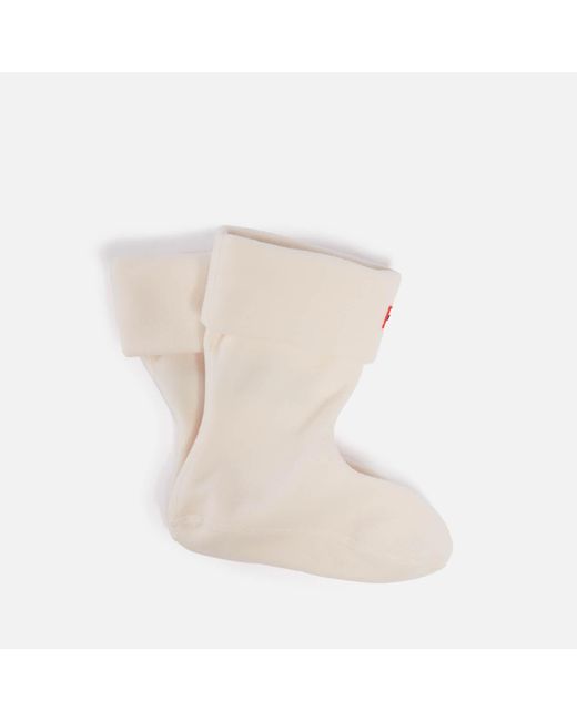 Hunter Pink Short Boot Recycled Fleece Socks