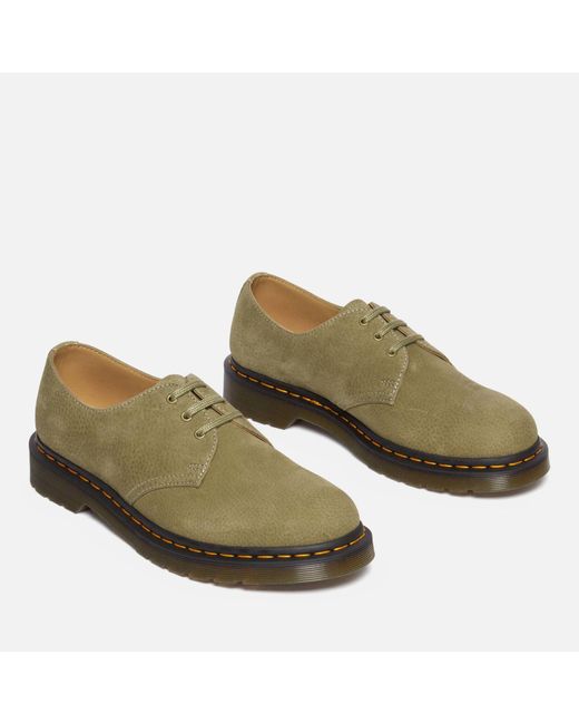 Dr. Martens Green 1461 3-eyelet Nubuck Shoes for men