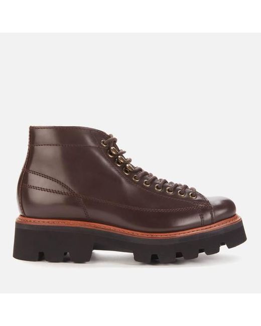 Grenson Annie Leather Monkey Boots in Brown - Lyst