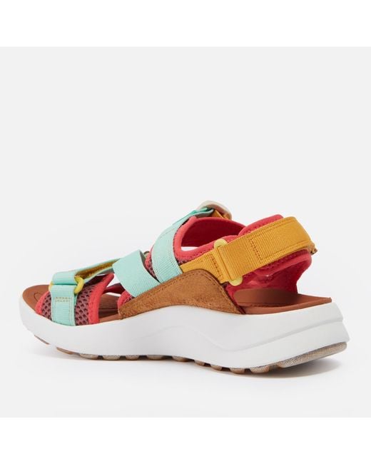 Keen Red Elle Sport Canvas Sandals