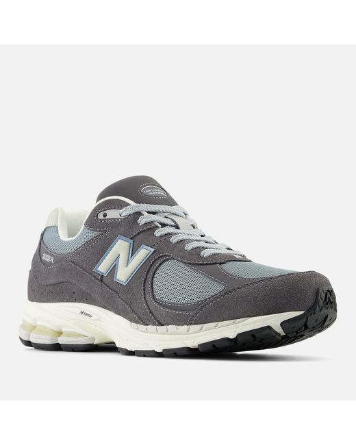 New Balance Blue Unisex 2002r Suede And Mesh Trainers