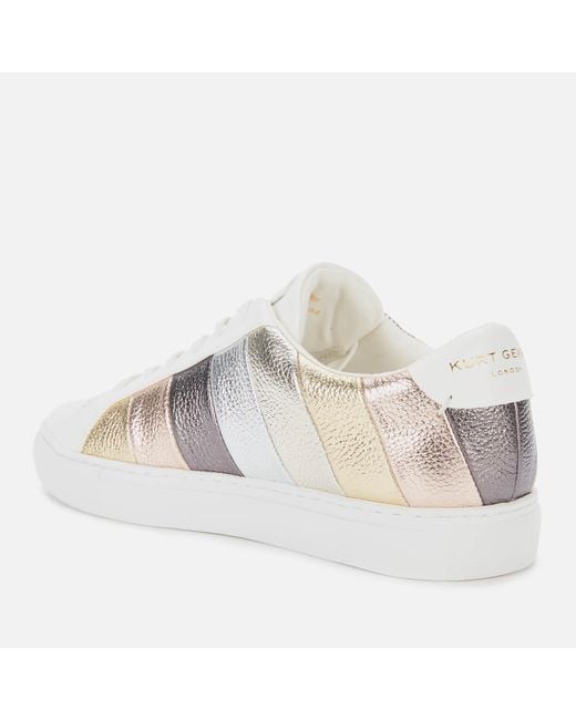 kurt geiger metallic trainers - Main Image