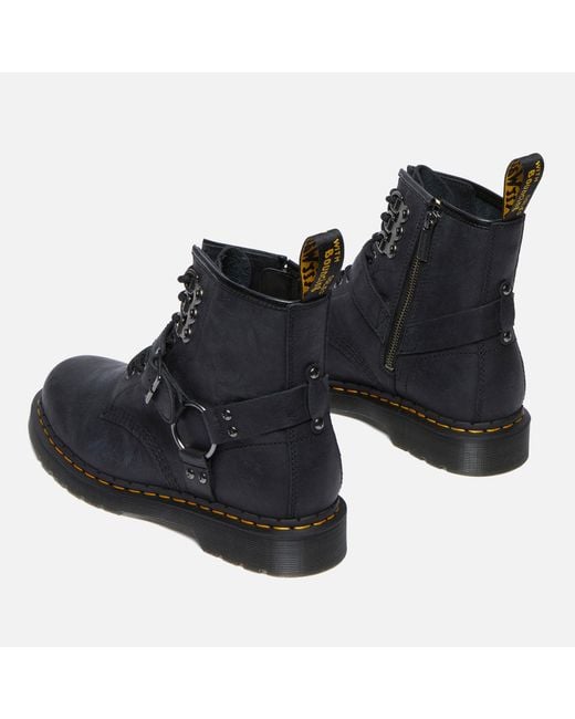 Dr. Martens Black 1460 Hardware Leather Boots