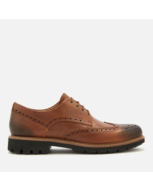 Antage dynamisk heroisk Clarks Batcombe Wing Leather Brogues in Brown for Men | Lyst
