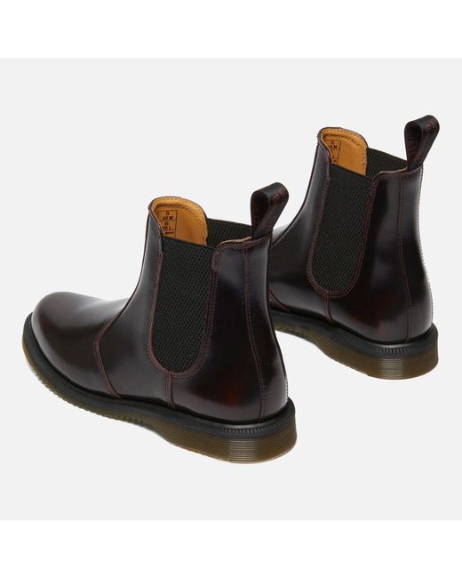 Dr. Martens Black Flora Leather Chelsea Boots