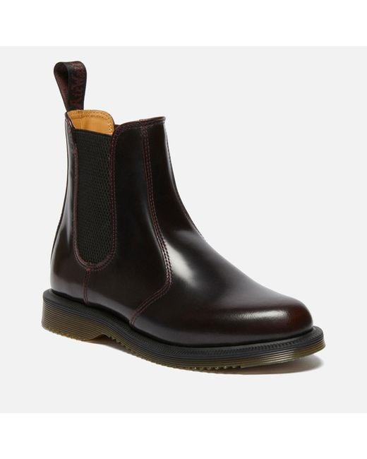 Dr. Martens Black Flora Leather Chelsea Boots