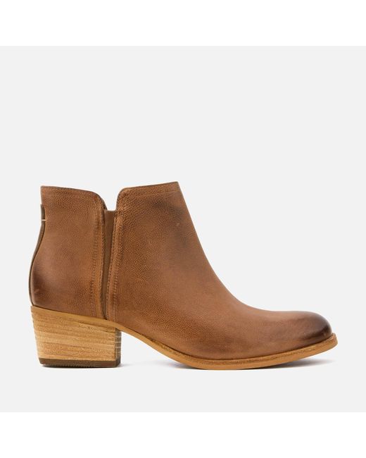 Women's Maypearl Ramie Leather Ankle Boots in Brown | Lyst Canada