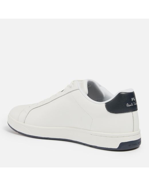 PS by Paul Smith White Albany Leather Trainers for men