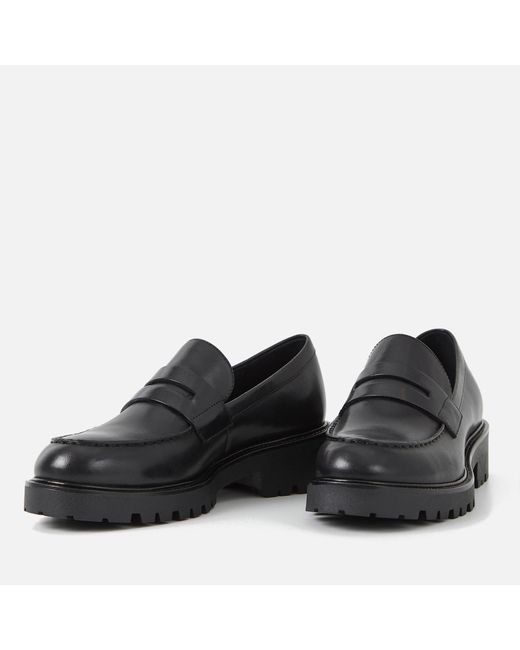 Vagabond Black Kenova Leather Loafers