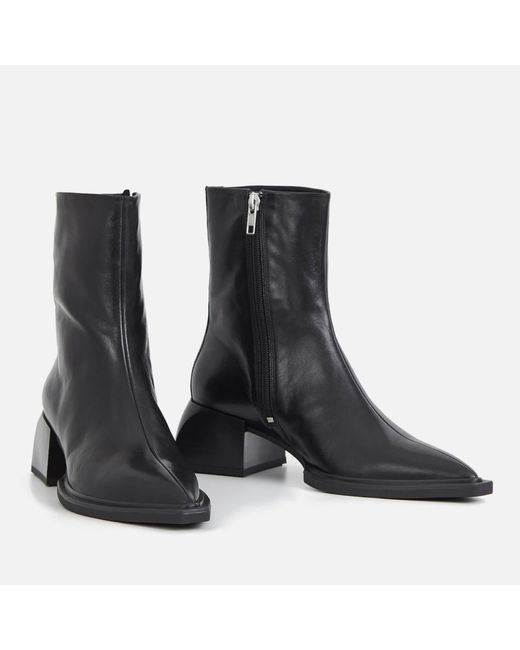 Vagabond Black Vivian Leather Heeled Boots