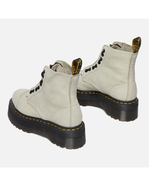Dr. Martens Black Sinclair Leather Zip Front Boots