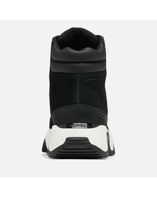 Sorel Black Kinetic Impact Conquest Plus Suede Boots