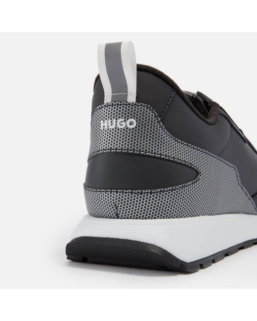 HUGO Multicolor Icelin Leather Trainers for men