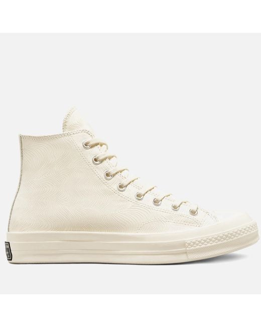 Converse White Chuck 70 Seasonal Elevated Leather Hi-top Trainers