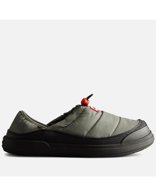 HUNTER In/out Shell Slippers in Black for Men | Lyst