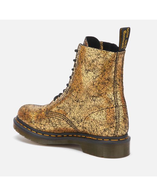 dr martens 1460 crackle 8 eye ankle boots
