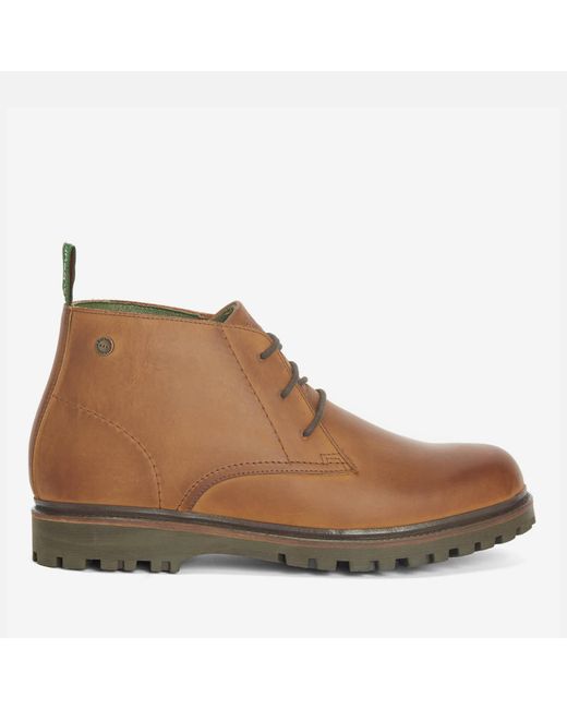 Barbour Brown Cairngorm Waterproof Leather Chukka Boots for men