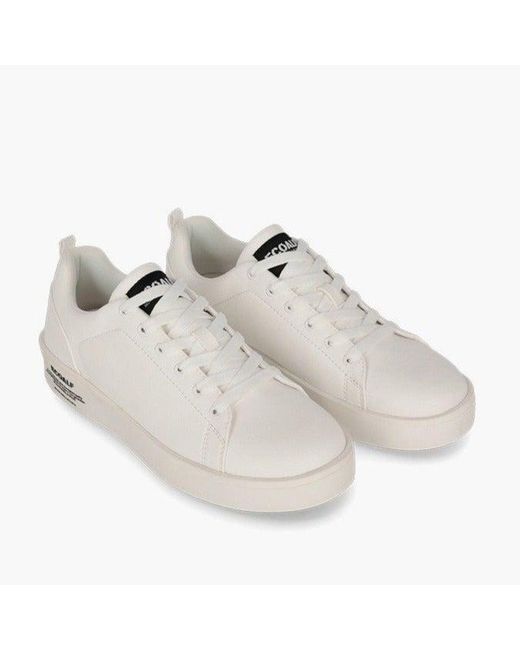 Ecoalf Eliot Grape Leather Sneakers - Off-white | Women's - Lyst