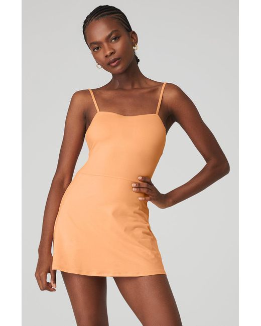 Alo Yoga Alosoft Courtside Tennis Dress Lyst