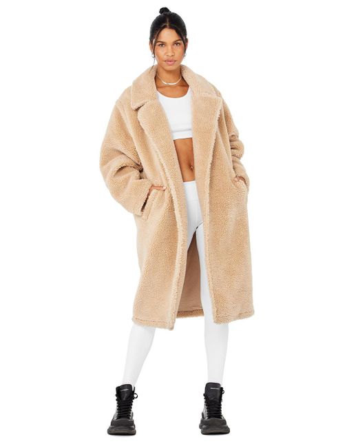 sherpa oversized coat
