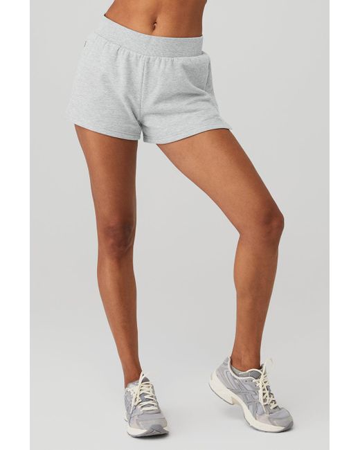 Alo Yoga White Shorts