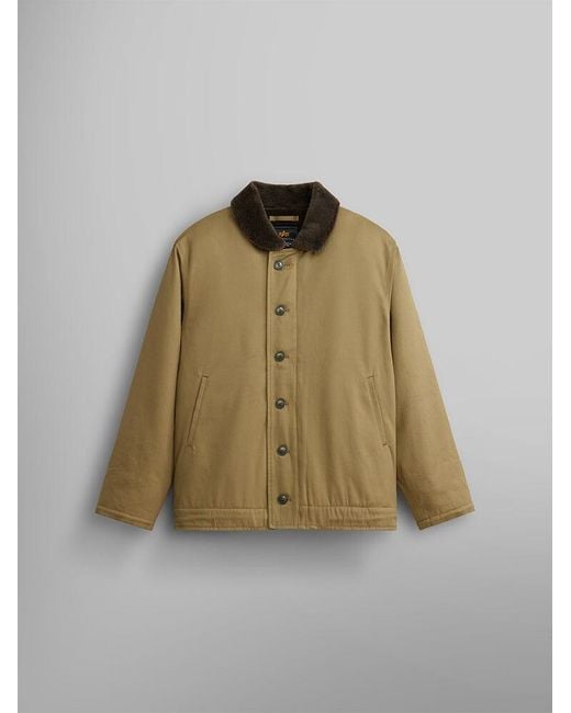 Alpha Industries Natural 1940s N-1 Deck Jacket for men