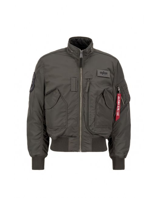 Alpha Industries Engine Jacket in Gray for Men | Lyst