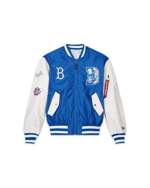 Alpha Industries Brooklyn Dodgers X Alpha X New Era L2b Bomber Jacket
