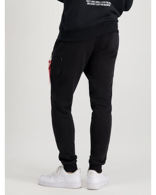 Alpha Industries Nasa Cargo Sweat JOGGER in Black for Men Lyst