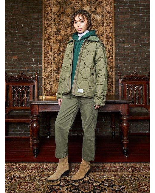 Alpha Industries Green Liner Jacket Womens