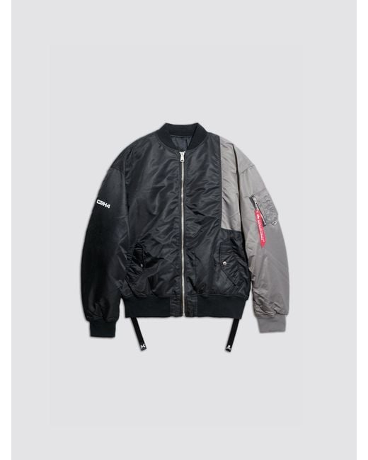 Alpha Industries C2h4 X Mastermind X Alpha Ma1 Bomber Jacket in Black