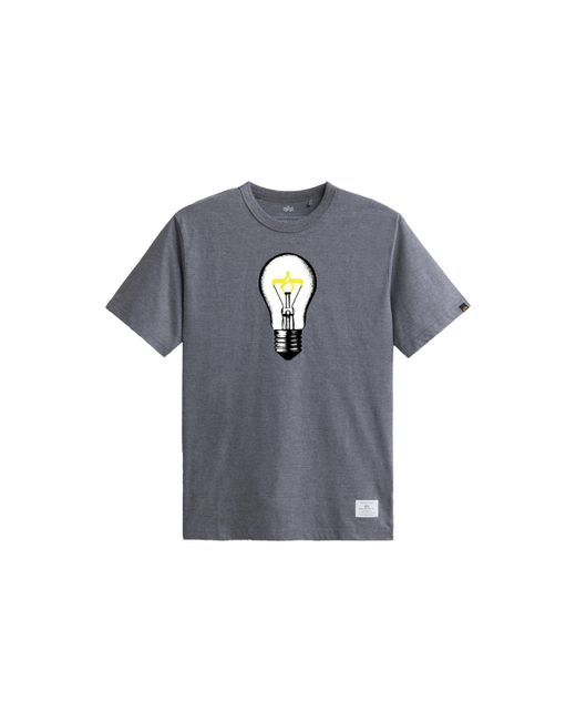 Alpha Industries Blue Alpha Light Bulb Tee